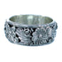 Native American Flower And Leaf Sterling Silver Ring Size 8 JX127576